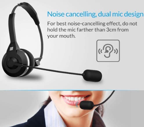 Frieq noise canceling wireless bluetooth headset