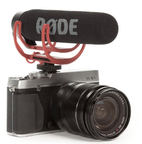 Rode videomic go lightweight on camera microphone