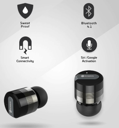 Rowkin bit stereo wireless earbuds