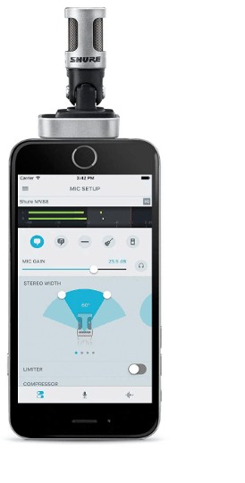 Shure mv88 with iphone
