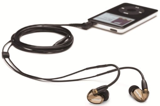 Shure se535 v earphones bronze