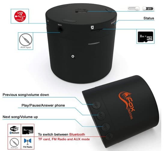 Ifox if010 bluetooth speaker