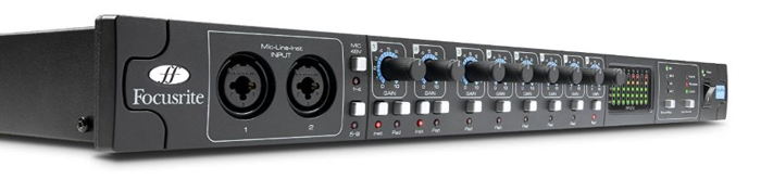 Focusrite octopre mkii 8 channel microphone preamplifier