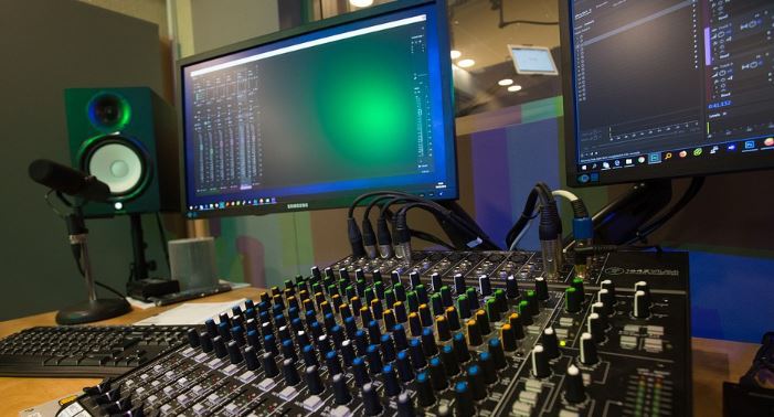 Professional recording studio