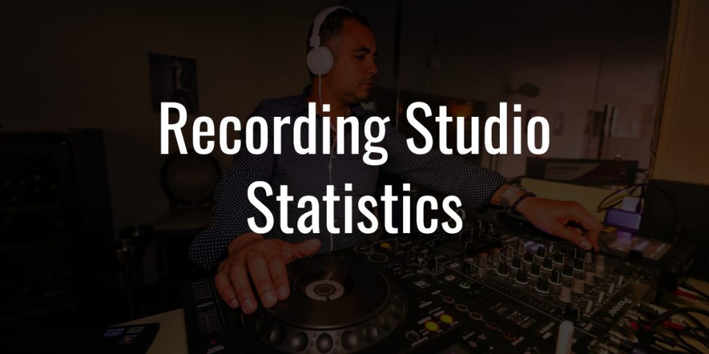 Recording studio statistics