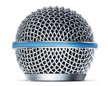 Shure Beta 58A head grill