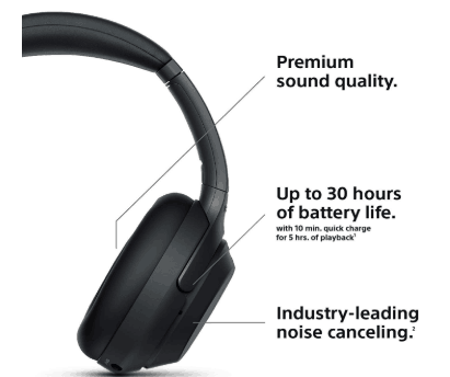 Sony WH1000XM3 earpad and headband