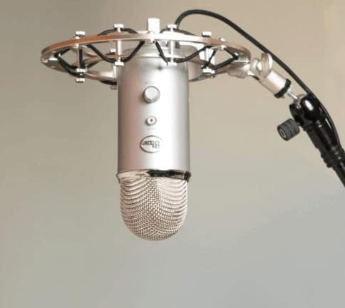 Blue Yeti with shock mount