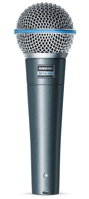 Shure Beta 58A handheld microphone