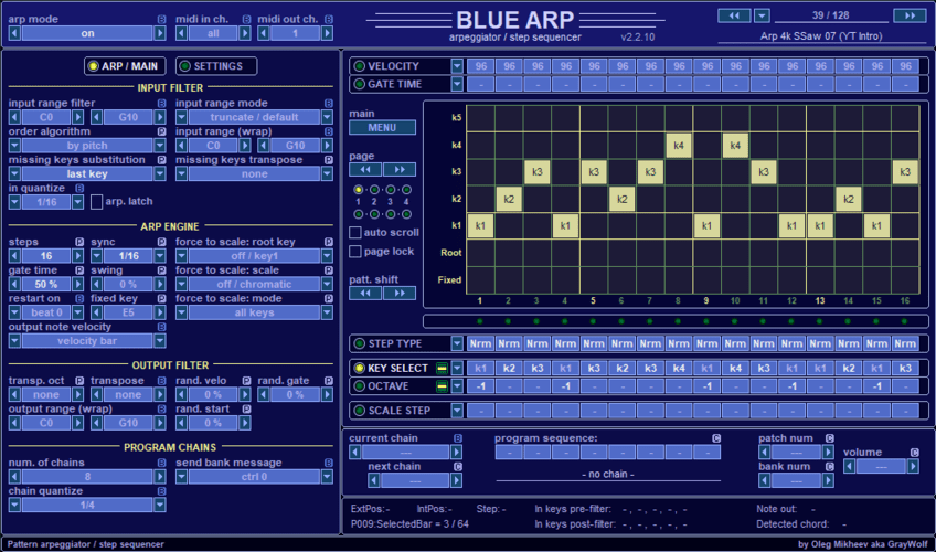 BlueARP VST by GrayWolf2004