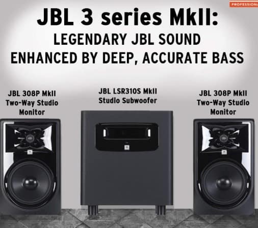 JBL 3 series studio monitor