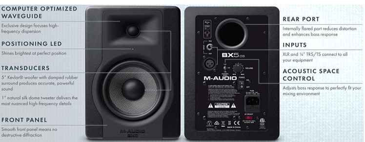 M-Audio BX5 D3 sound quality