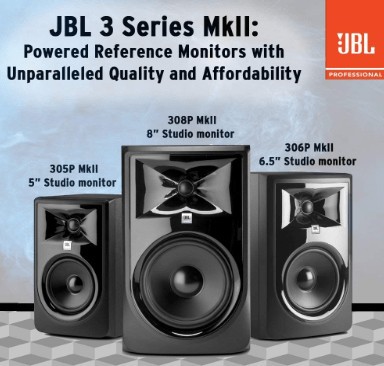 JBL Professional 305P MkII affordable studio monitors