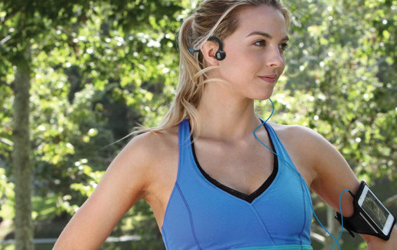 AfterShokz Sportz Titanium with Mic bone conduction headphone
