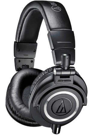 Audio-Technica ATH-M50x Professional Studio Monitor Headphones