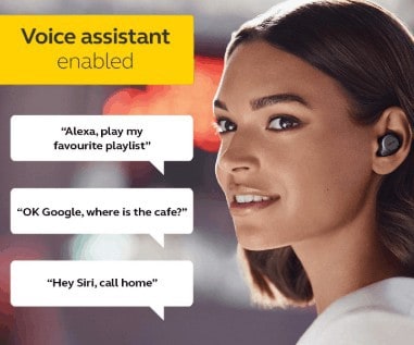 Jabra Elite 75t voice assistant feature