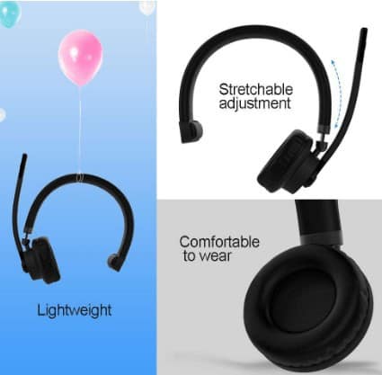 Lightweight trucker headset