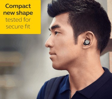 Secure fit of Jabra Elite 75t Earbuds