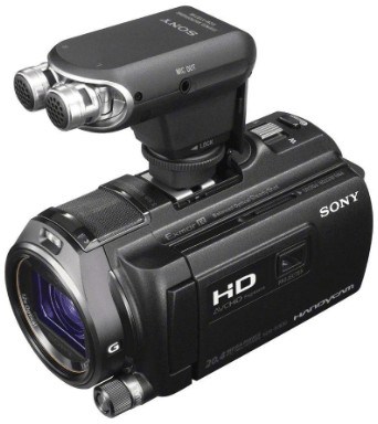 Sony ECMXYST1M attached to Sony