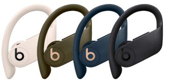 Various colors available with Powerbeats