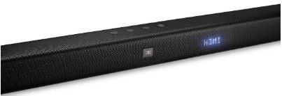 JBL Bar 2.1 control options on the soundbar