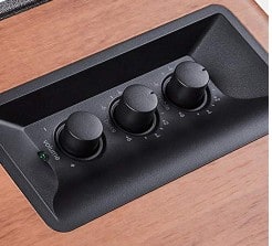 knobs available for control