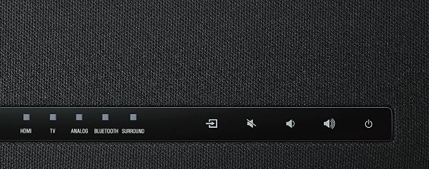 Yamaha YAS-108 controls availabe