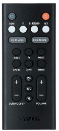 Yamaha YAS-109 remote options