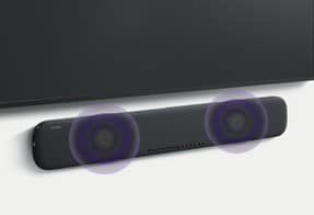 Yamaha YAS-109 Sound Bar bass performance