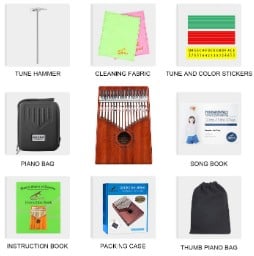 Gecko Kalimba accessories