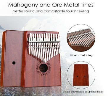 Gecko Kalimba build material