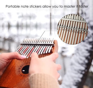 Gecko Kalimba easy to use and practice