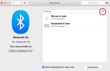Search for the available devices
