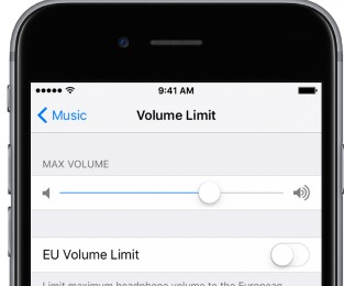 Iphone volume limit