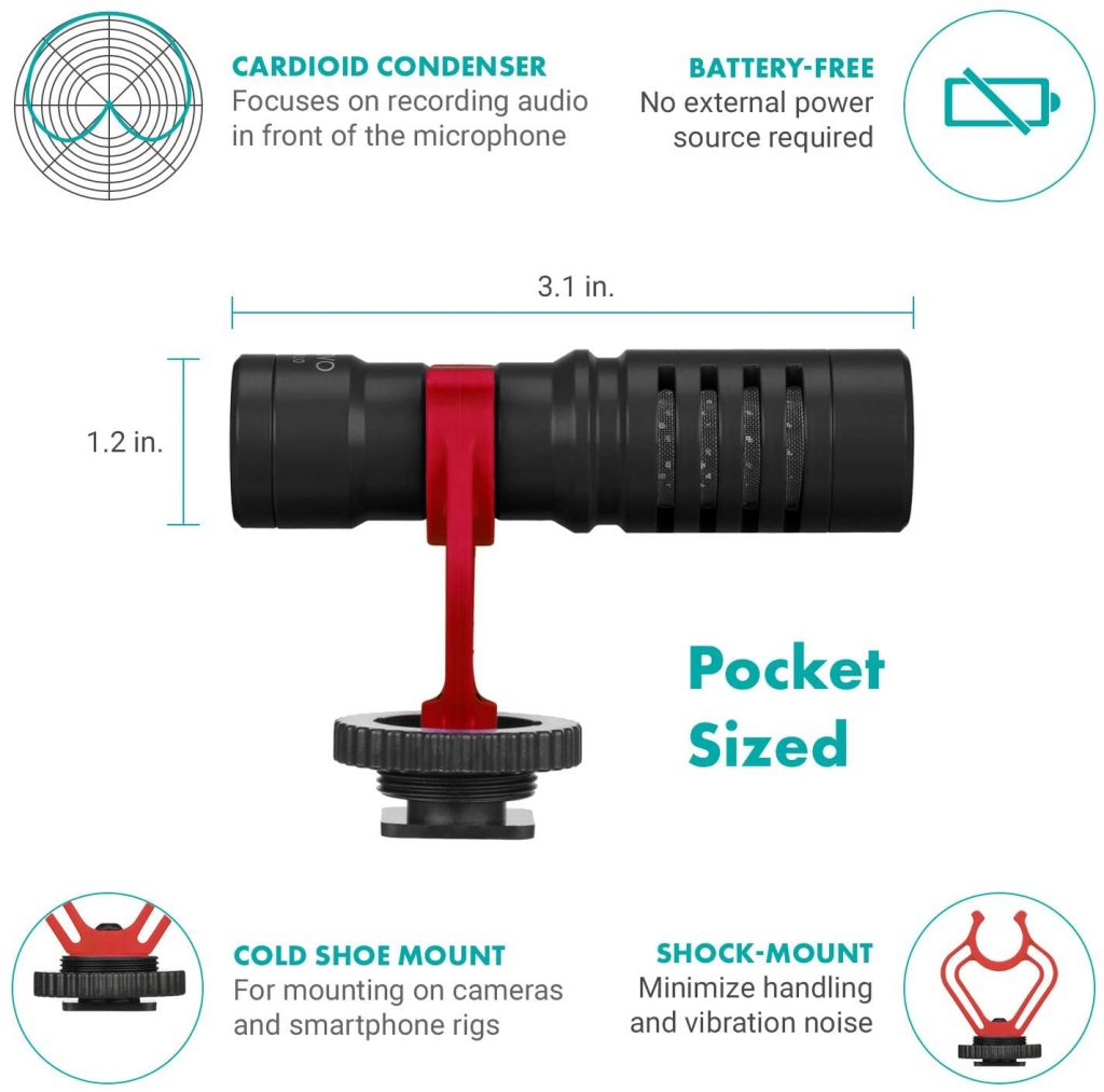 Movo vxr10 universal video microphone