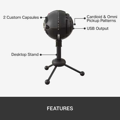Blue Snowball USB Mic features