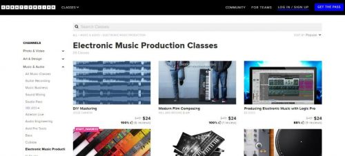 Creative Live - Music and Audio Production Classes Online