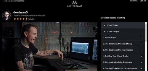 deadmau5 - Teaches Electronic Music Production