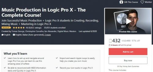 Music Production in Logic Pro X - The Complete Course!