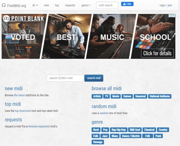 FreeMidi.org Freemidi.org