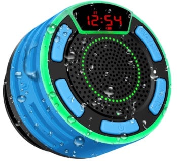 BassPal IPX7 Wireless Shower Speaker