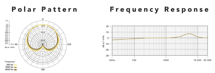 Rode NT USB frequency response