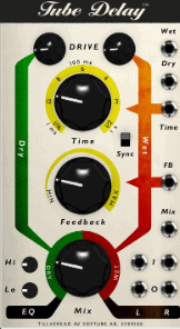 Softube Tube Delay VST controls