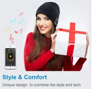 Rotibox Bluetooth Beanie Comfortable Hat 
