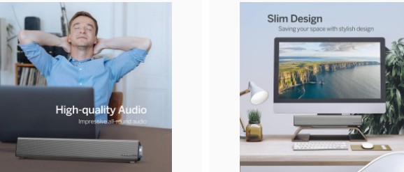 TaoTronics Computer Speakers Sound quality