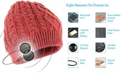 Tenergy Music Hat