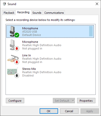 Microphone option