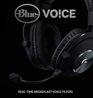 Logitech G Pro X Gaming Headset with Blue Voice