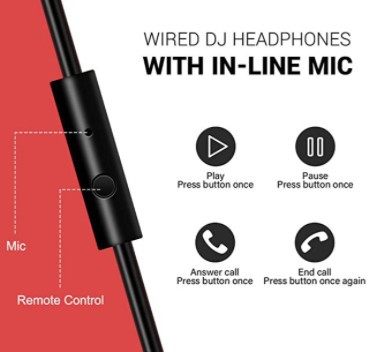 Oneodio over-ear headphones mic