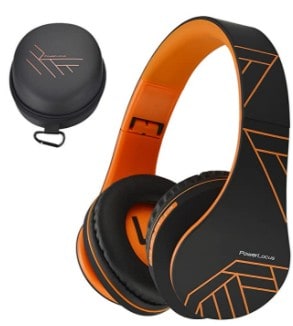 PowerLocus wireless stereo foldable headphones